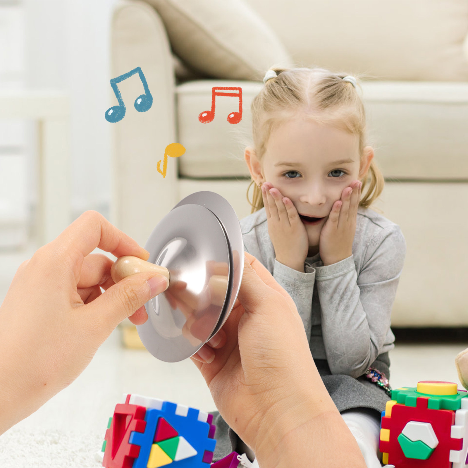 2Pcs Small Finger Cymbals Kids - Kids Early Education recension och pris