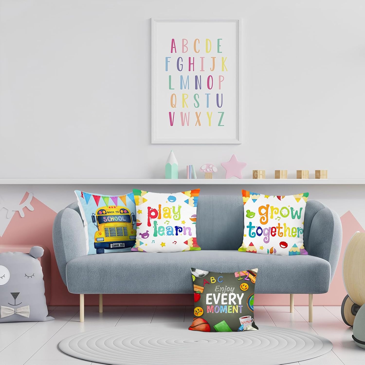 4 Pack Back to School Nursery  - Kids Education Motivation recension och pris