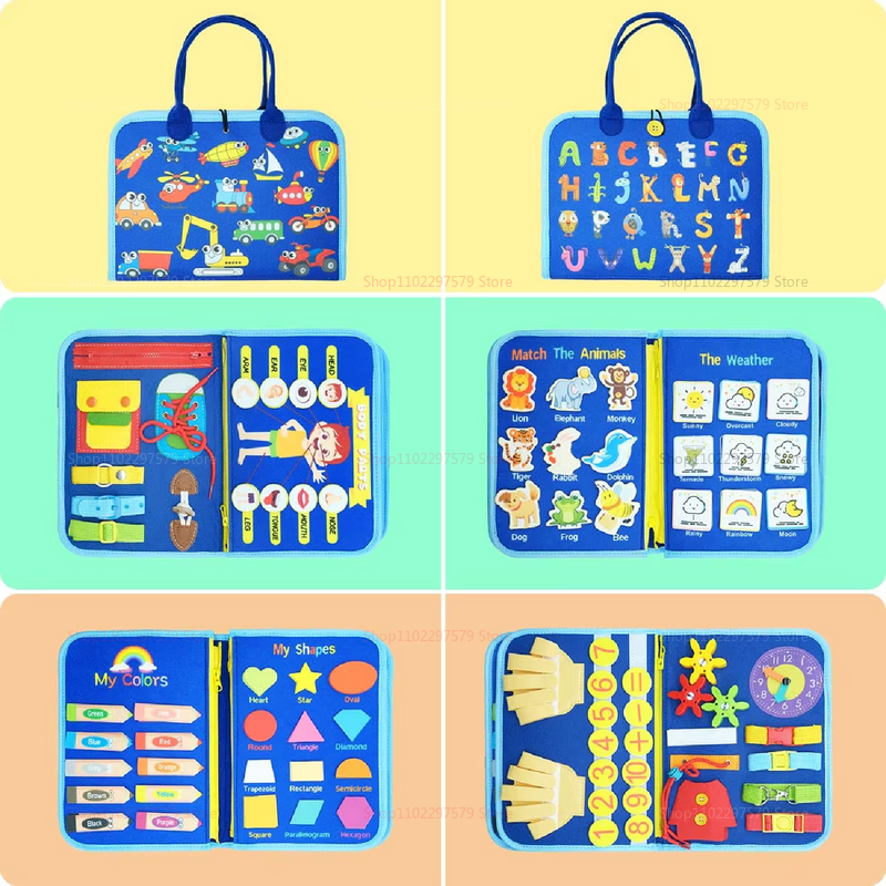 Toddler Busy Board for Montess - Kids Education Calculator recension och pris