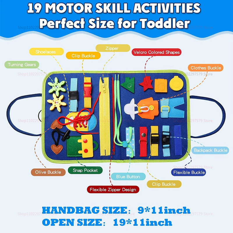 Toddler Busy Board for Montess - Kids Education Calculator recension och pris